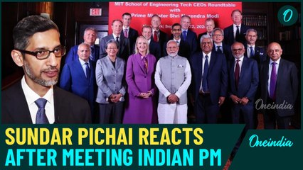 Watch: Google CEO Sundar Pichai praises PM Modi's 'clear vision' for AI in India