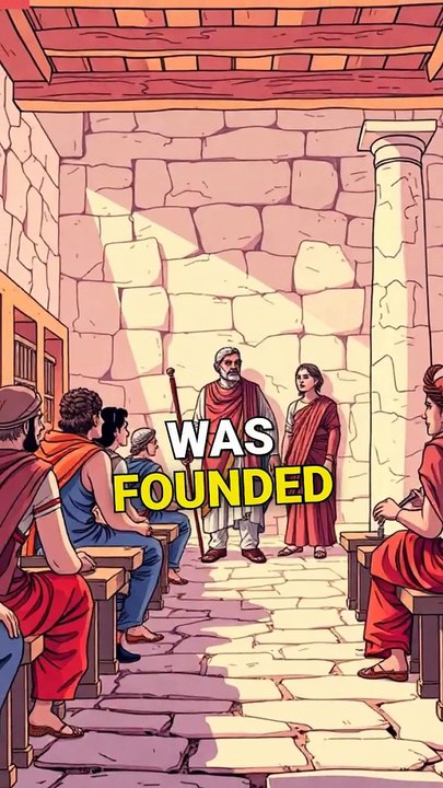 The First School in History.