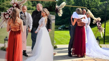 Teen Holds Sign Asking Stepdad To Adopt Her On His Wedding Day | Happily TV