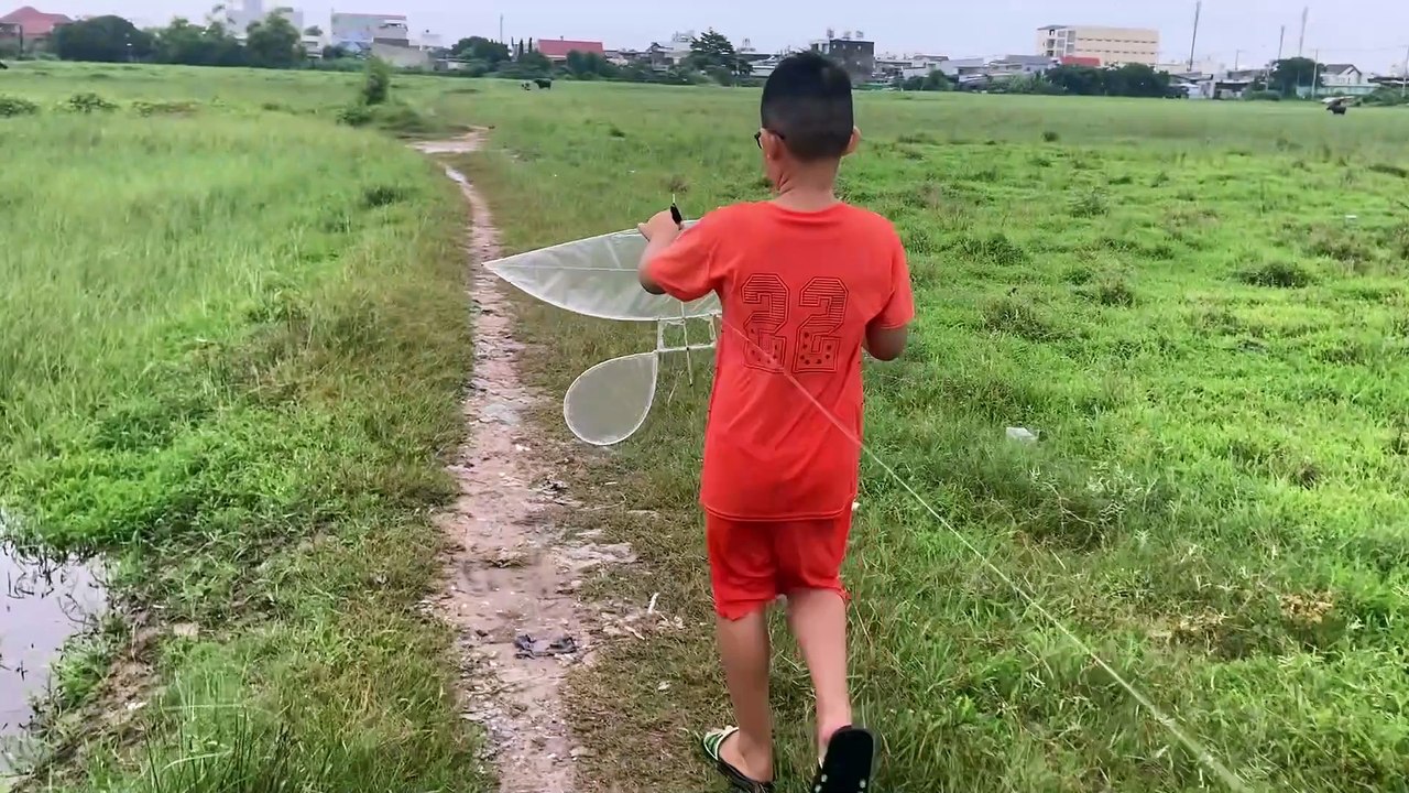 Học sinh thả diều cánh cốc