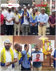 पुण्यातील खड्ड्यांविषयी राष्ट्रपतींच्या नाराजीनंतर आप आक्रमक; पाहा काय केलं