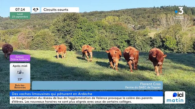 À Boffres, la ferme du GAEC de Trapier, viande limousine, saucisses, bocaux de bourguignon, de tripes...