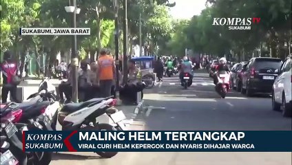 Viral Curi Helm Kepergok Dan Nyaris Dihajar Warga