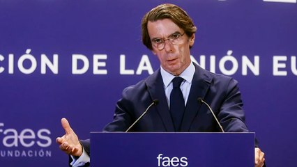 Aznar se lanza contra Sánchez por la financiación autonómica porque "toca el hueso constitucional"