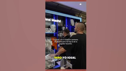 ElXokas enloquece en una tienda del Real Madrid al no ver la camiseta de Carvajal: "o esta o ninguna"