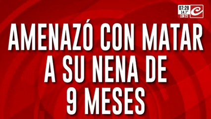 Mujer se atrincheró en su casa y amenazó con matar a su beba de nueve meses