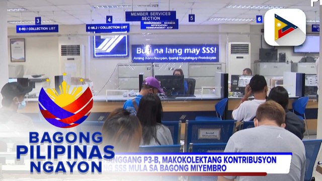P2-3 bilyon, makokolektang kontribusyon ng SSS mula sa mga bagong miyembro