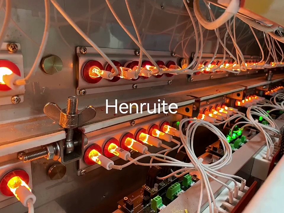 Single Tube Clear NIR Halogen Lamps For Semiconductor Rapid Thermal Processing