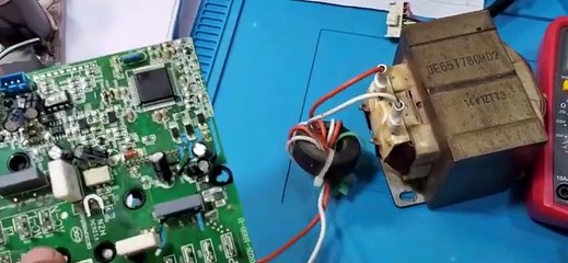 #125 Haier DC inverter  split Air conditioner E7 Error solve And IPM  PCB repair