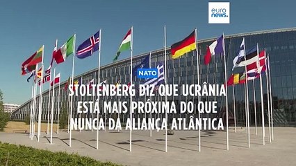 Stoltenberg: A Ucrânia está mais próxima da NATO do que nunca