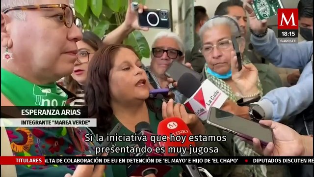 Presentan la iniciativa de despenalización del aborto a la Legislatura de Edomex