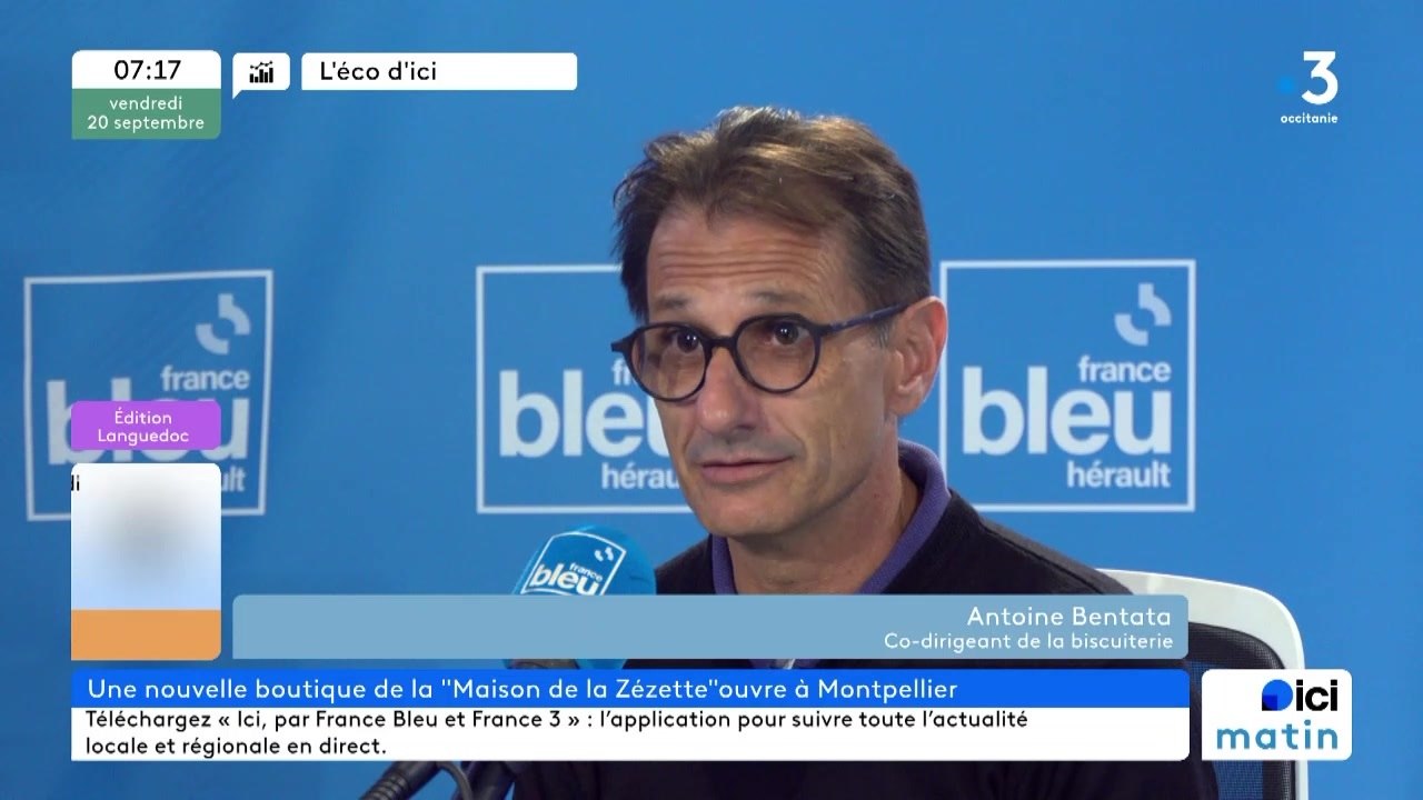 Antoine Bentata, co-dirigeant de la Maison de la Zézette