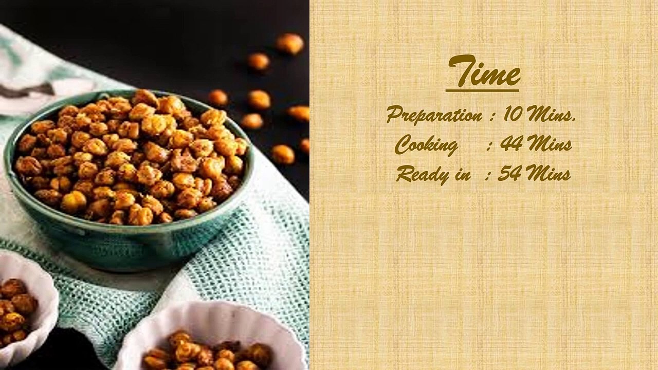 Crispy Roasted Chickpeas Recipe