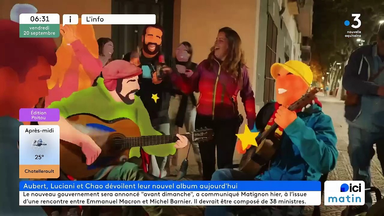 20/09/2024 - Le 6/9 de France Bleu Poitou en vidéo