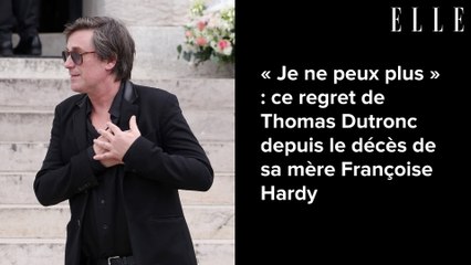 « Je ne peux plus » : ce regret de Thomas Dutronc depuis le décès de sa mère Françoise Hardy