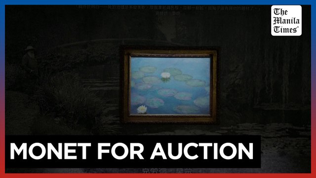 Never-auctioned Monet 'Water Lilies' painting to lead auction in Hong Kong