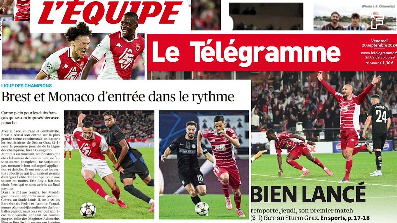 L’exploit des clubs français enchante la presse, le retour d’Ansu Fati enflamme l’Espagne