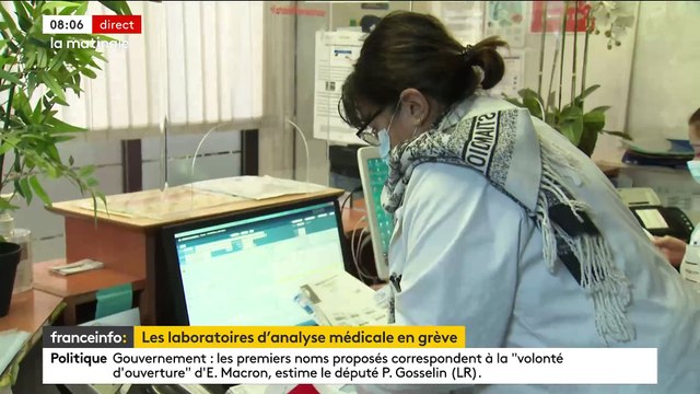 Les laboratoires d'analyses médicales garderont presque tous porte close aujourd'hui et jusqu'à lundi 23 septembre, à l'appel des syndicats de biologistes, contre les baisses de tarifs que leur impose l'Assurance maladie - VIDEO