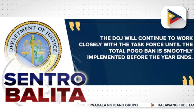 41 licensed POGOs, titigil na ang operasyon ayon sa DOJ; Foreign POGO workers, may hanggang Okt. 15 para manatili sa bansa