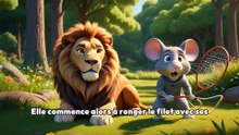 L'amitié entre le lion et la souris