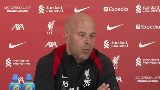 Liverpool's Arne Slot on Darwin Nunez