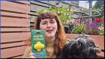 Dog Health: Trying out Earth Rated Natural rubber catch toy