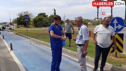 Hurdaya Dönüşen Araçta Sürücü Yara Almadan Kurtuldu