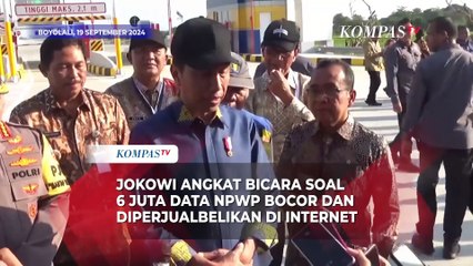 Jokowi Respons soal Kebocoran 6 Juta Data NPWP: Terjadi di Negara Lain