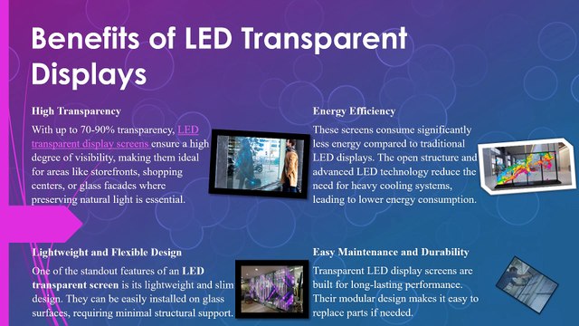 LED Transparent Screen Solutions: Elevating Modern Display Technology