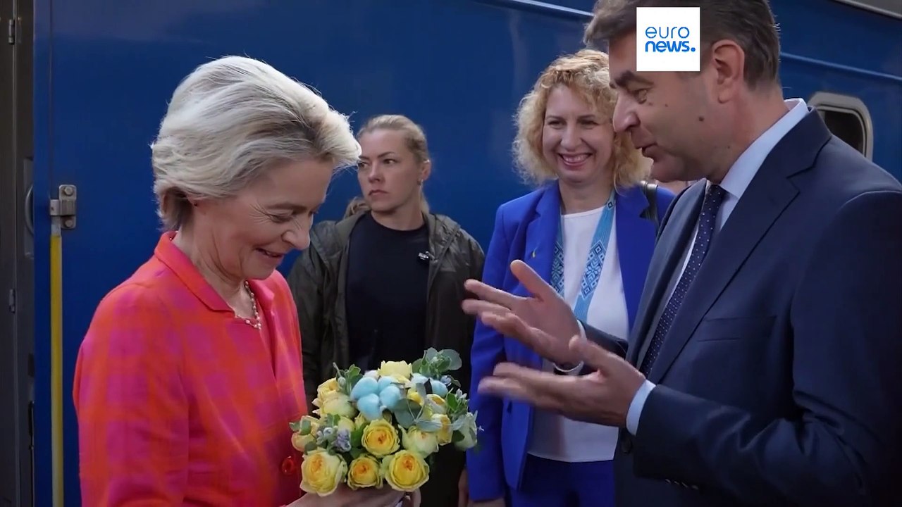Von der Leyen in Kiew eingetroffen