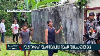 Detik-Detik Pembunuh Gading Penjual Gorengan di Padang Pariaman Sumbar Tertangkap!