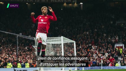 ten Hag heureux de voir Rashford mettre des buts