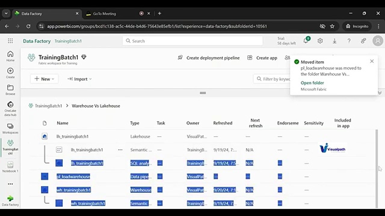 Microsoft Fabric Online Recorded Demo Video