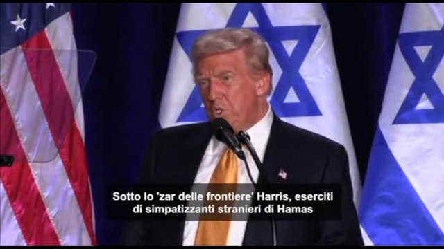 Trump attacca Harris: Zar delle frontiere, non ferma antisemiti