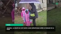 [#Reportage] Akanda : la route du Cap Santa Clara impraticable après le passage de la pluie