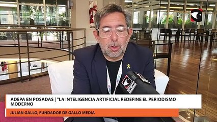 Adepa en Posadas | "La Inteligencia Artificial redefine el periodismo moderno", indicó el fundador de Gallo Media