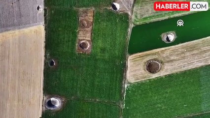 Konya Ovası'nda 24 obruk tek fotoğraf karesine sığdı