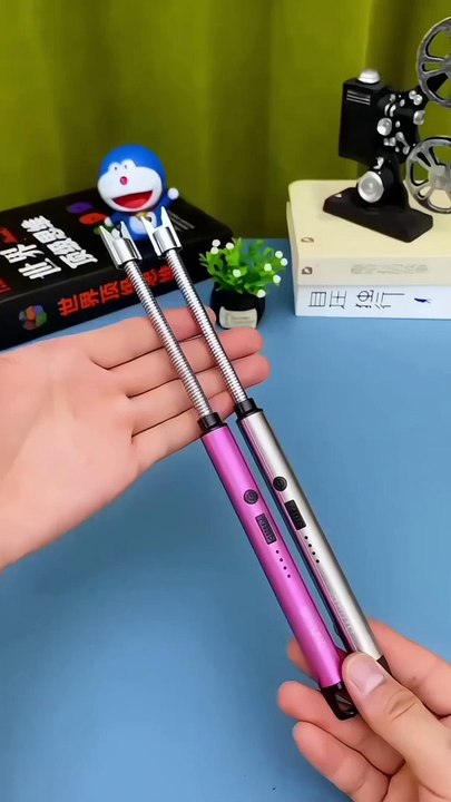 Chargeable lighter with charger