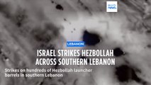 Israel strikes Hezbollah targets in southern Lebanon