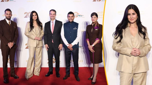 Elegant Beauty Katrina Kaif Joins Etihad Airways To Celebrate 20 Years Of Success In India
