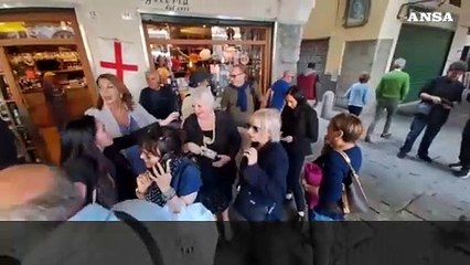 Genova, targa storica in omaggio alle meretrici del XIV e XV secolo