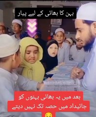 بہت ہی رولا دینے والی ویڈیو ایک بہن کا بھائی سے اتنا پیار