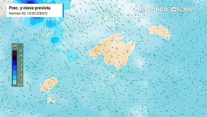 Tormentas muy fuertes mañana en Baleares