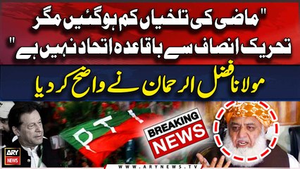 "PTI Say Baqayedah Ittehad Nahi..." Maulana Fazal ur Rehman's Blunt Statement