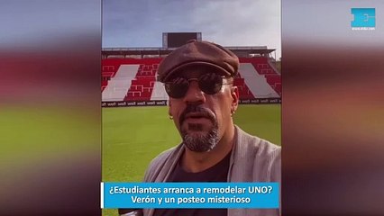 ¿Estudiantes arranca a remodelar UNO? Verón y un posteo misterioso