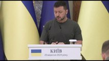 Zelensky: spero che Biden sosterrà ilpiano per finire la guerra