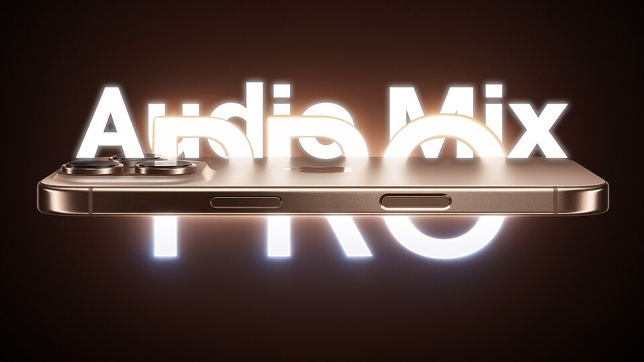 Iphone 16 pro max: audio mix