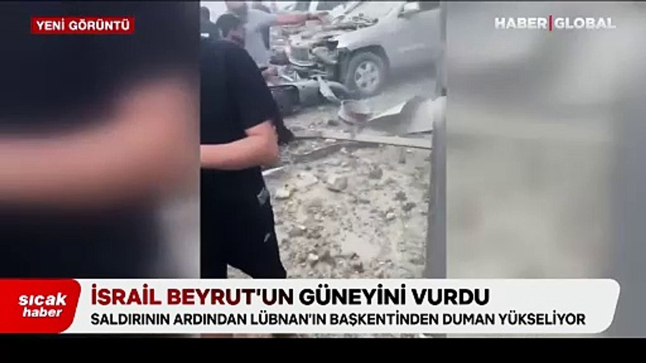 İsrail ordusu Beyrut’a saldırı düzenledi