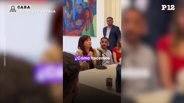 Cristina Kirchner se reunió con integrantes de la juventud sindical de la CGT