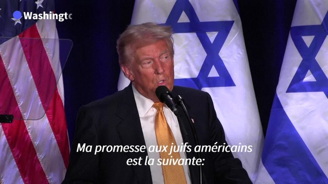 Présidentielle américaine : Donald Trump se place en défenseur, protecteur des juifs américains
